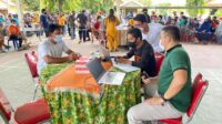 Gerai Vaksin Polres Pasangkayu Hadir di PT. Letawa Makmur Jaya.