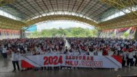 Relawan Jokowi se- Bandung Raya Deklarasi ‘Sauyunan 2024 Milu Jokowi’