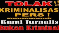Bukan Konstituen Meski Laksanakan UU Pokok Pers, Segala Cara Dihalalkan Dewan Pers, Demi Tumbangnya Organisasi Pers & Media