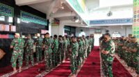 Prajurit Yonmarhanlan IV Laksanakan Do’a Bersama Setelah Dua Prajurit Marinir Gugur Dimedan Tugas