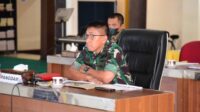 Pangdam Hasanuddin Ikuti Vicon dengan Panglima TNI, Bahas Percepatan Vaksinasi