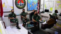DANLANTAMAL IV Hadiri Vicon dengan Panglima TNI