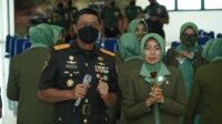 Pangdivif 2 Kostrad Mengikuti Acara Peringatan HUT ke-76 Persit Kartika Chandra Kirana Koorcab Divif 2 PG Kostrad