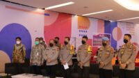 Kapolres Kubu Raya Hadiri Zoom Meeting Vaksinasi Serentak Indonesia Di Gaia Mall City