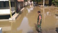 Antisipasi Banjir Babinsa Pantau langsung Pemukiman Warga