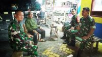 Danramil 11 Pasarkemis Kodim-0510/Trs Monitoring Langsung Pam Suwakarsa di Wilayah