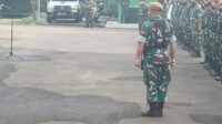 Dandim 0510/Trs Pimpin Apel Pagi Kesiapan PAM Aksi Unras