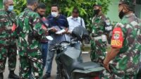 Kasdim 0510/Trs Sidak, Cek Kelengkapan Surat Kendaraan Personil dan PNS