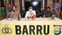 Kapolres Yudha Pimpin Rapat Koordinasi Lintas Sektoral bersama TNI & Pemda Barru jelang Hari Raya Idhul Fitri 1443 H