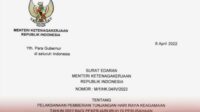 Ketua DPC.Taruna Merah Putih Bersama KSPSI Kab.Barru Kawal Edaram Menaker Tentang Pembayaran THR pada Perusahaan di Barru