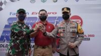 Dandim 0510 Tigaraksa Membantu Terselenggaranya Motor Race Program Kapolda Metro Jaya di Pagedangan