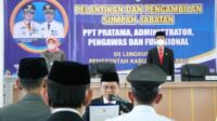 Dihari Terakhir Bulan Ramadhan Ratusan Pejabat ASN Dilantik oleh Bupati Barru,  untuk Peningkatan Pelayanan