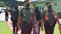 Kunker Pangdam Hasanuddin di Korem 142/ Tatag Tinjau Perumahan Dinas Prajurit TNI