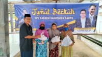 Jum’at Berkah DPC. Partai Nasdem Kab.Barru Membantu Kaum Dhuafa di Dusun Ele Tanete Riaja