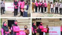 Bhayangkari Cabang Pasangkayu Bakti Sosial dengan bagikan Sembako pada Masyarakat yang Membutuhkan