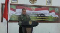 Korem 064/MY Gelar Sosialisasi Bidang Wanwil TA. 2022