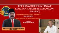 Dewan Pimpinan Pusat (DPP) Kamijo Meng Aperesiasi Kebijakan Presiden Atas Pergantian Dua Menteri