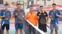 Pangdam Hasanuddin Meriahkan Eksebisi Eksekutif Tenis Kapolda Cup di HUT ke-76 Bhayangkara