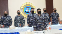 Secara Virtual, Danlantamal VI Hadiri Sarasehan Pembinaan Mental Ideologi 2022 serta Shipnaming Kapal Korvet Rudal Heli
