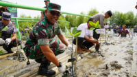 Pasca Penanaman Ribuan Mangrove, Kodim 0602/Serang Gelar Patroli Pesisir Pantai