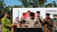 Wakapolri Komjen Gatot Edy Pramono Letakkan Batu Pertama Pembangunan Masjid Al Kastoeri Pekanbaru