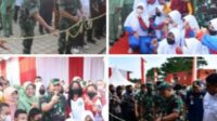 Moment Menarik Kasad Jenderal TNI Dudung saat Sapa & Berfoto dengan Siswa Sekolah untuk tinjau Lapangan Sepak Bola Jenderal Besar Soedirman di Cilacap, Jateng