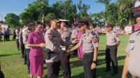 Upacara Korps Raport Periode 1 Juli 2022 Dipimpin Langsung Oleh Kapolres Kubu Raya AKBP Jerrold H.Y Kumontoy.