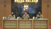 Polda Kalimantan Barat melaksanakan Latihan Pra Operasi Kepolisian Terpusat “Aman Nusa II – Penanganan PMK Tahun 2022”