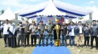 Kunker ke Buton Tengah, Danrem 143/HO Hadiri Upacara Peringatan HUT ke-8 Kab. Buton Tengah