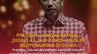 Jokowi berhasil Menduduki Peringkat ke-13 dari 500 tokoh Muslim paling Berpengaruh di Dunia.