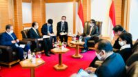 Presiden Jokowi Terima Kunjungan Kehormatan Presiden Japan-Indonesia Association