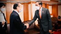 Presiden Jokowi Bertemu Ketua Japan-Indonesia Parliamentary Friendship League