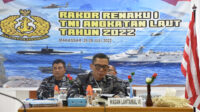 Lantamal VI Ikuti Rakor Renaku I TNI AL Tahun 2022 Secara Virtual