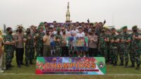 Final Liga Santri Piala Kasad Tingkat Korem 071/Wijayakusuma, Trofi Juara Direbut Andalas FC Kodim Banjarnegara.