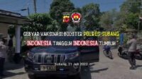 Hadiri Gebyar Vaksinasi Booster di Desa Ciater Kec. Ciater Kab. Subang, Begini Kata Wakapolda Jabar