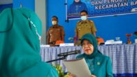 Pelantikan Ketua Tim Penggerak PKK Kecamatan Balusu oleh drg. Hj.Hasnah Syam, MARS.