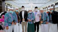 Bupati Barru Bersama Rombongan Jemput Langsung Jamaah Haji di Asrama Sudiang Makassar