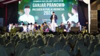 Para Ulama Do’akan Ganjar Pranowo pada Istighosah dan Sholawat Akbar di Jawa Barat