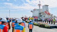 Presiden Jokowi Resmikan Terminal Kijing Pelabuhan Pontianak di Kab. Mempawah