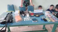 Satgas Pamtas Yonif 645/GTY, Kembali Berhasil Gagalkan Penyelundupan Narkotika Jenis Sabu
