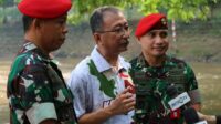 Batalyon 31 Ikuti Lomba Pembersihan Sungai Dalam Festival CILIWUNG KOPASSUS 2022