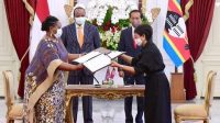 Presiden Jokowi dan Raja Mswati III Saksikan Penandatanganan MoU Kerja Sama Ekonomi