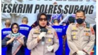 Polres Subang Berhasil Amankan 6 Orang Pelaku Pencurian Kendaraan Sepeda Motor