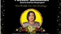Jajaran Polsek Banjaran Hadiri Upacara Pemakaman Almarhum Bripka Ayu Dewi Prasast,Anggota Polresta Bandung.