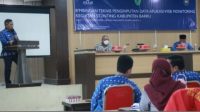 Dukung Program Capaian Secara Nasional Sekda Barru Buka Bimtek Web Monitoring Kegiatan Stunting