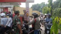Bhabinkamtibmas/Babinsa, Sambangi SPBU, Pengecekan Ketersediaan BBM dan Kenyamanan Warga.
