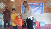 HUT Lalu Lintas Ke-67, Satlantas Polres Pasangkayu Salurkan Bantuan Sosial