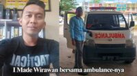 Peduli Sesama, Bripka I Made Wirawan Sediakan Ambulance untuk Masyarakat Kurang Mampu