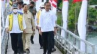 Resmikan Jembatan Gantung Wear Fair, Presiden: Penting untuk Mobilitas Orang dan Barang