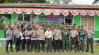 HUT TNI Ke-77, Wakapolres Mamuju Tengah Berikan Kejutan Ke Koramil 1418-04/Budong-budong
